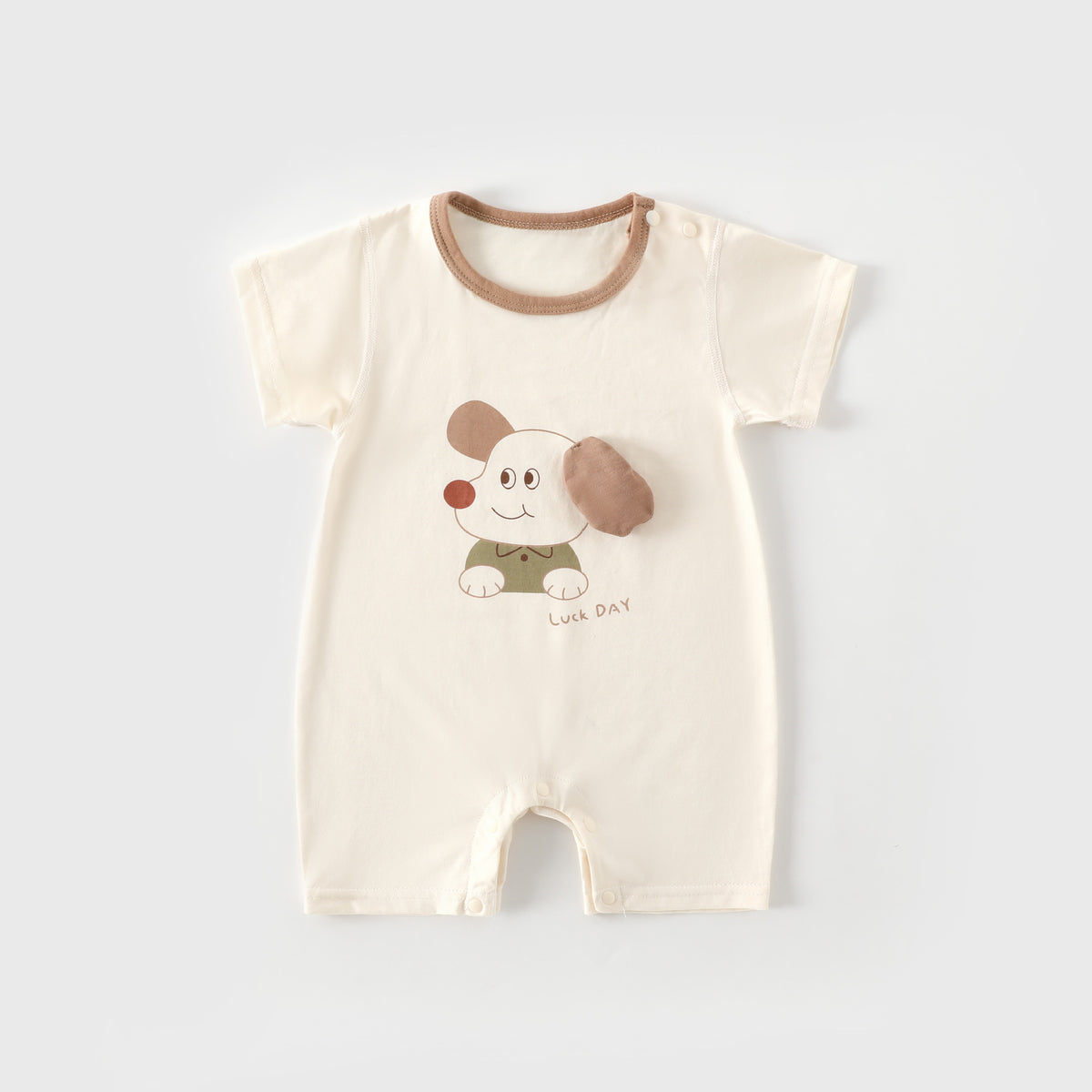 Baby jumpsuit clothes boneless summer short sleeved crawling clothes for babies