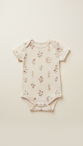 Embroidered Organic Cotton Baby Onesie
