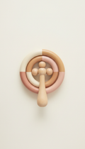 Vintage-Inspired Wooden Baby Rattle