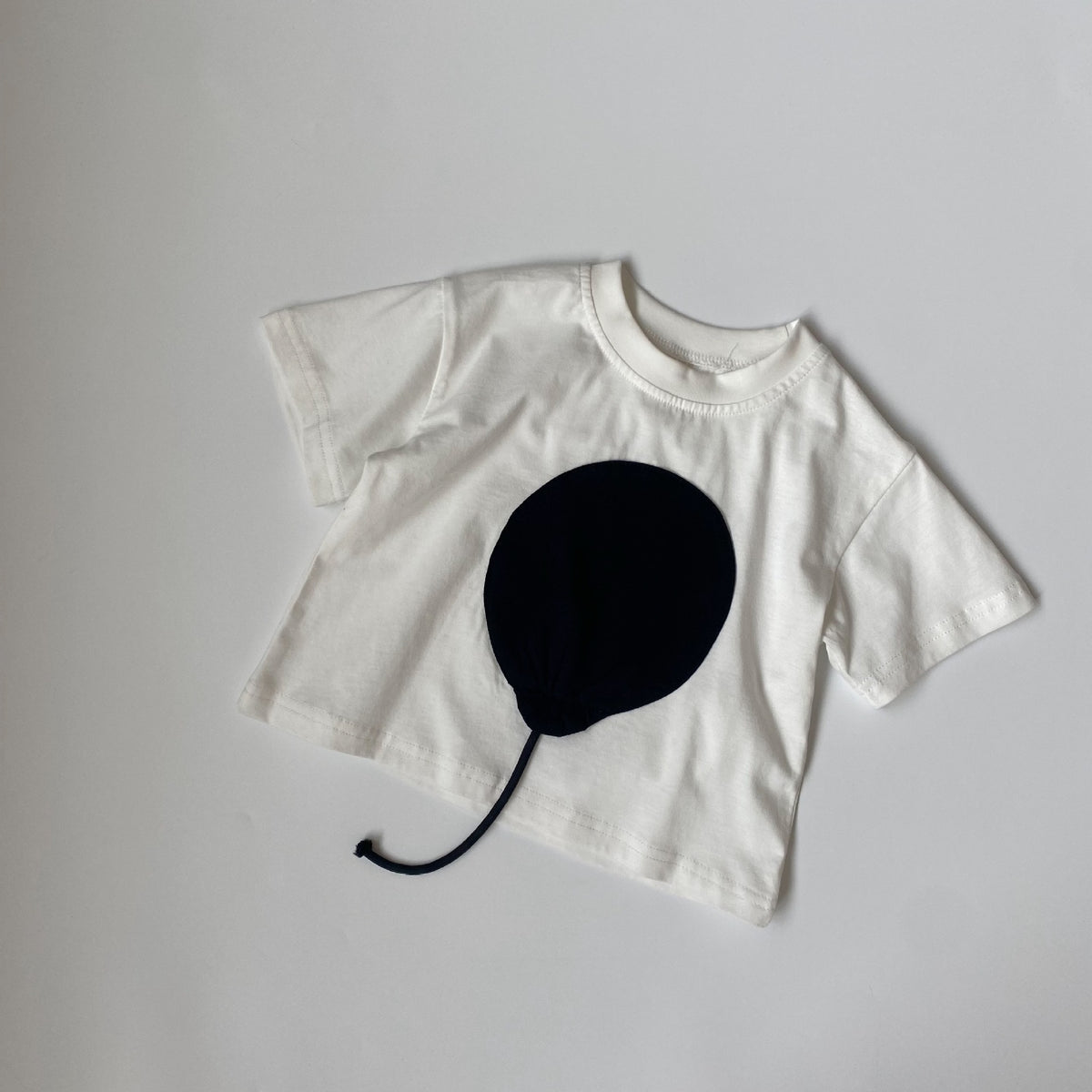 Children's 3D balloon short sleeved T-shirt