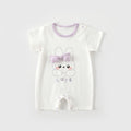 Baby jumpsuit clothes boneless summer short sleeved crawling clothes for babies