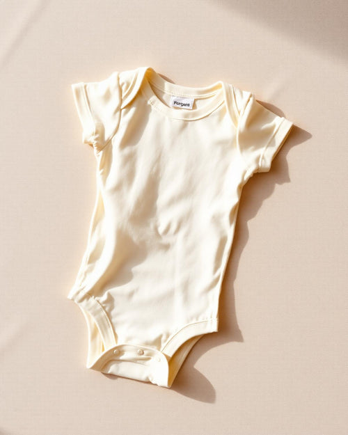 Body coton bio Nuage crème Bébé Élégance